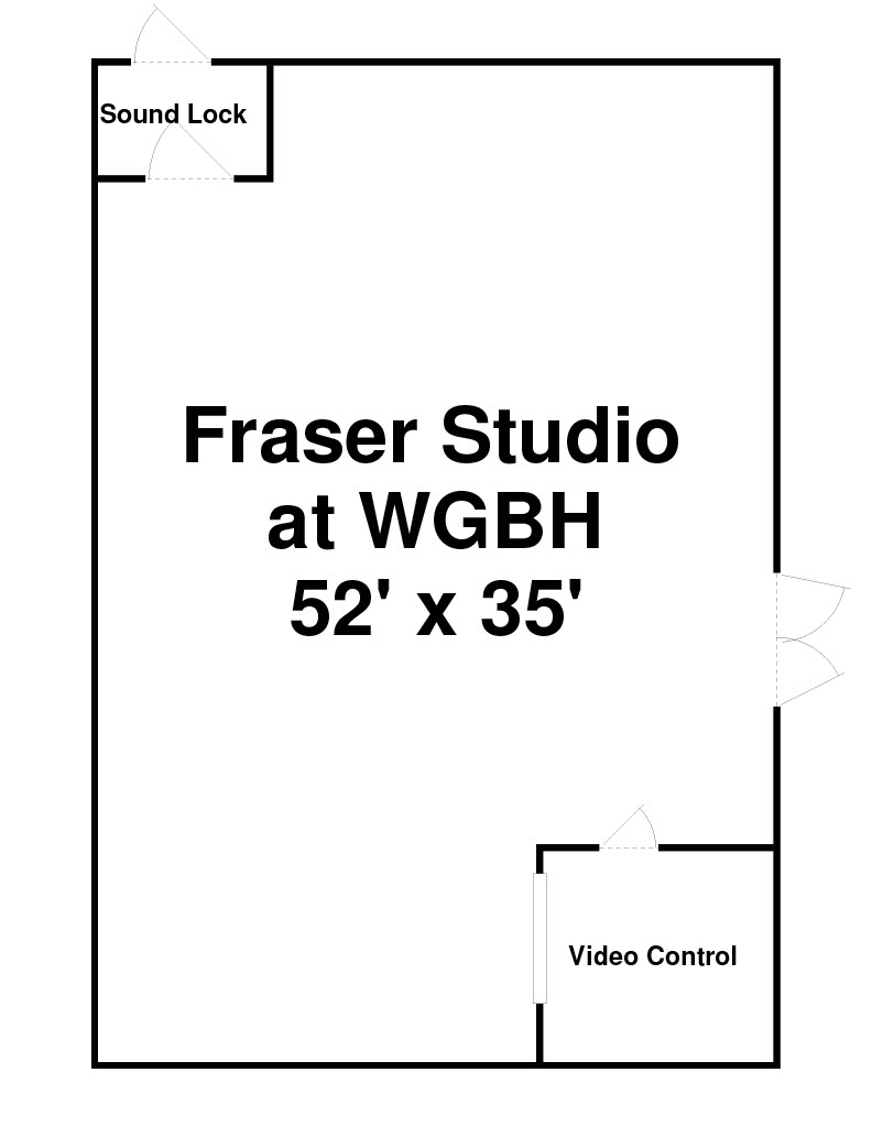 WGBH Boston Studio HD Control Room Floorplan